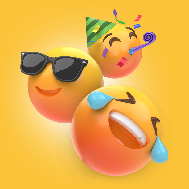 3D Emoji illustrations illustration pack thumbnail