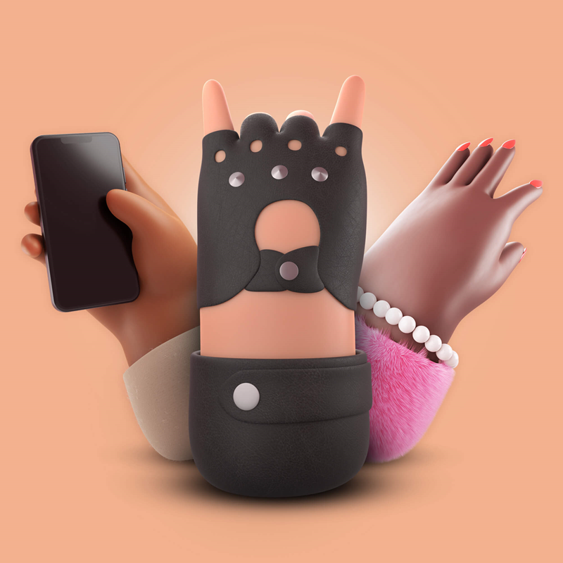 The Hands 3D illustrations illustration pack thumbnail