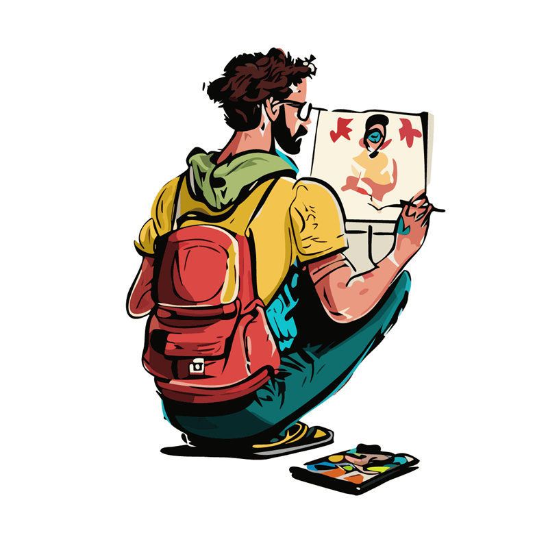 Hipster illustrations illustration pack thumbnail