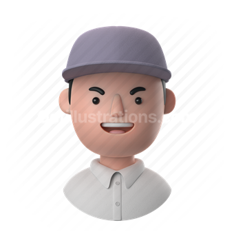 man, male, people, person, baseball cap, cap, shirt