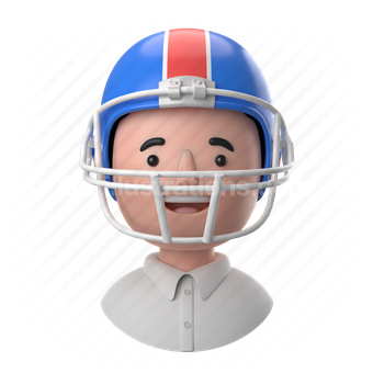 man, male, people, person, football, sport, sports, helmet