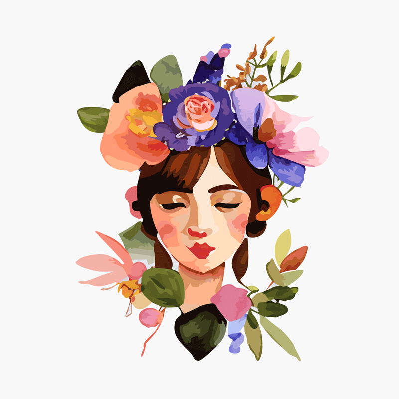 Floral Goddess illustrations illustration pack thumbnail