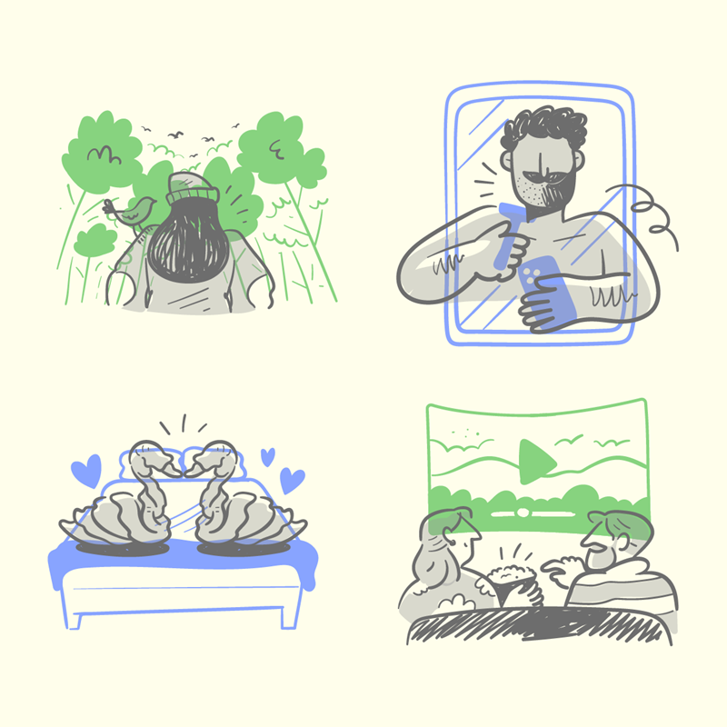 Hannah Lifestyle Illustrations illustration pack thumbnail