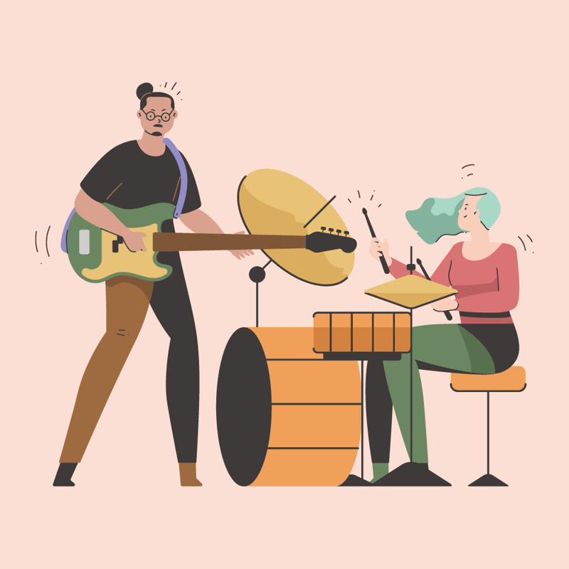 Music illustrations illustration pack thumbnail